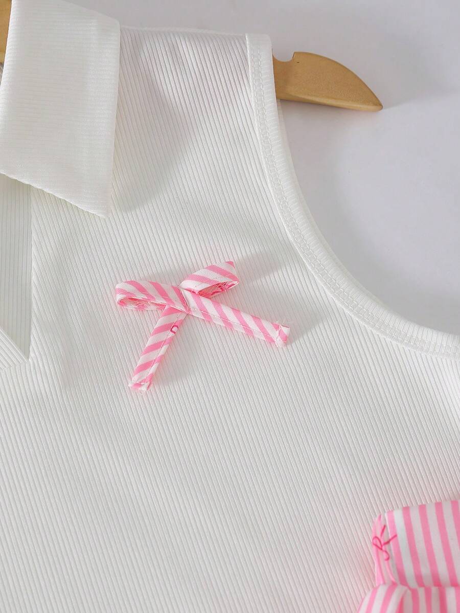 White Ribbed V-Neck Tank Top W - Tank Top Ribbed บทวิจารณ์และราคา