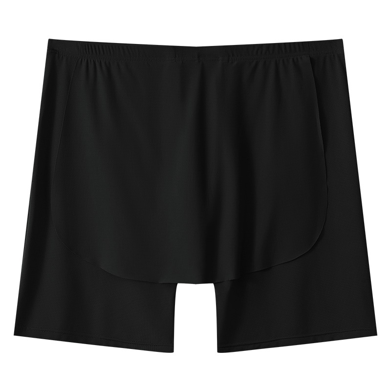 Men Underwear Cueca Solid Ice  - Long Leg Trunk Men บทวิจารณ์และราคา