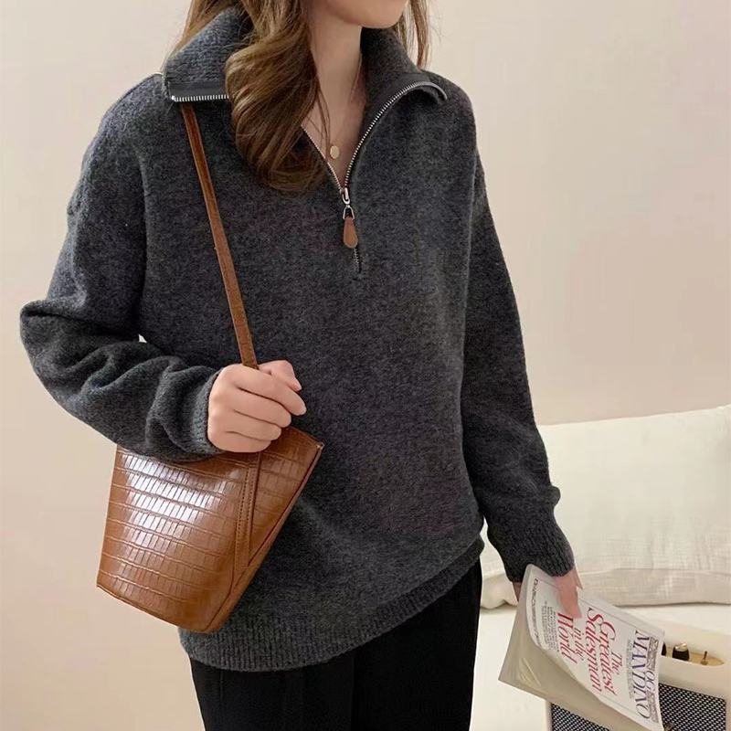 Korean Half Zip-Up Sweater Wom - Thermal Long John บทวิจารณ์และราคา