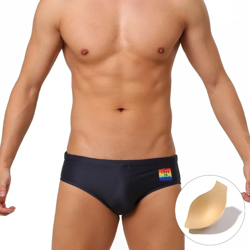 Sexy Swimming Trunks Men's Gra - Trunk Breathable Men บทวิจารณ์และราคา