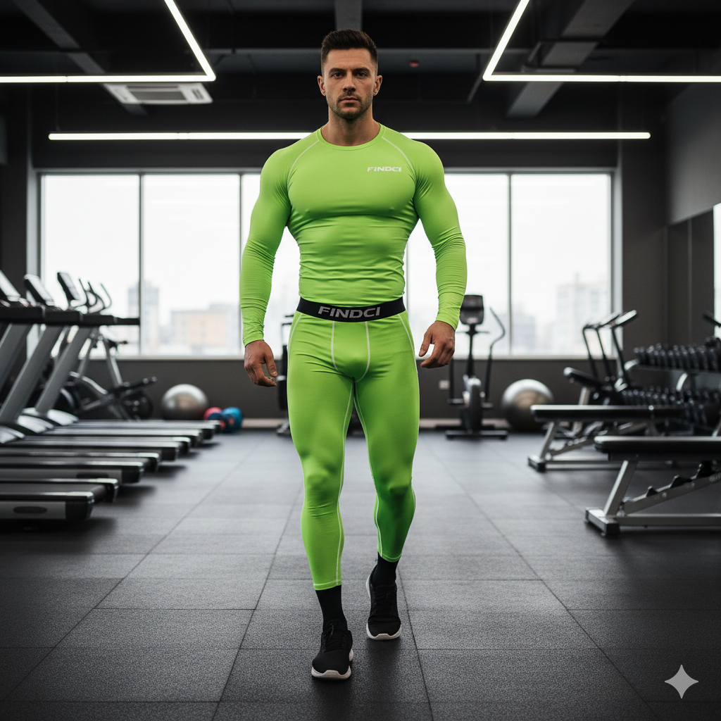 FINDCI Men's Sports Running Se - Compression Long Pant บทวิจารณ์และราคา