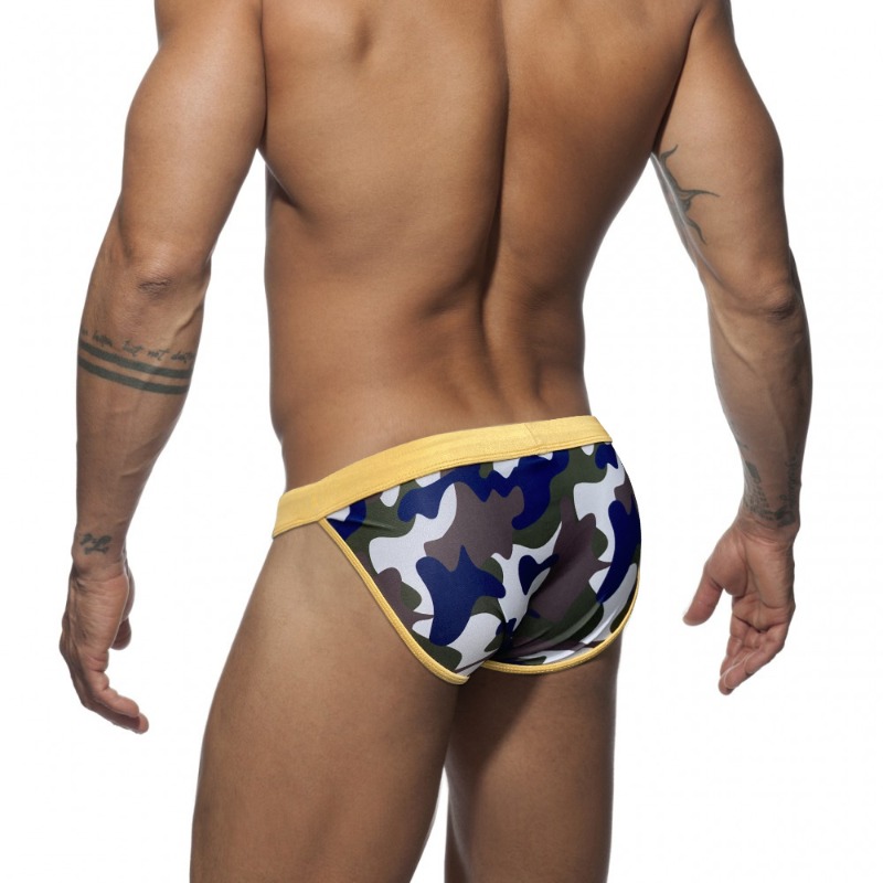 Sexy Mens Swim Briefs Camoufla - Trunk Breathable Men บทวิจารณ์และราคา