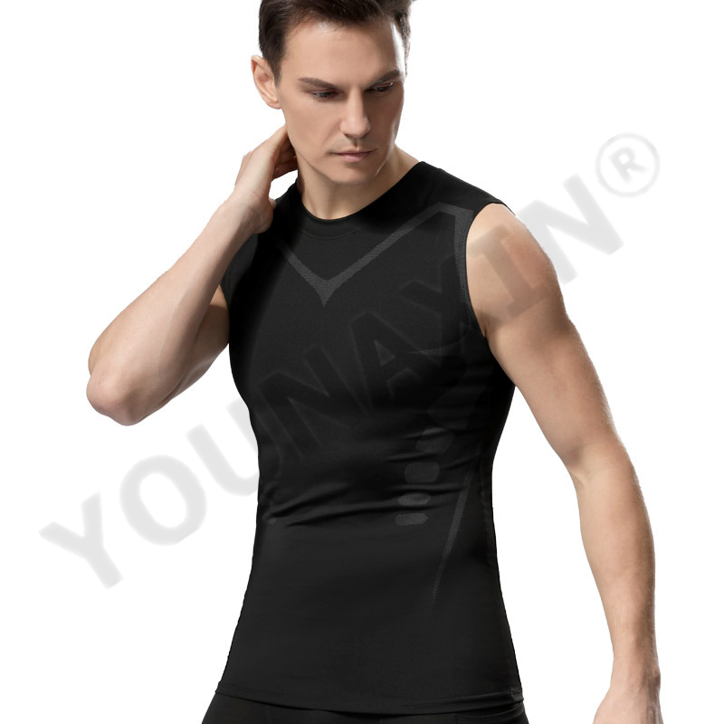 3 Pieces Men's Sleeveless T-Sh - T Shirt Tight Fit บทวิจารณ์และราคา
