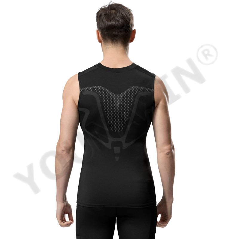 3 Pieces Men's Sleeveless T-Sh - T Shirt Tight Fit บทวิจารณ์และราคา