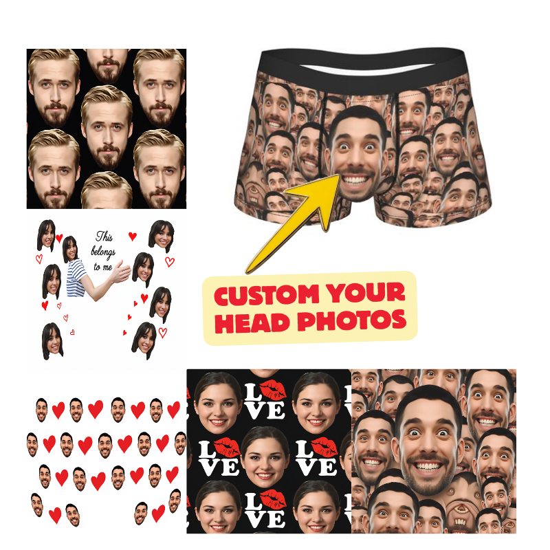 Custom Your Head Boxershorts   - Pouch Boxer Pouch บทวิจารณ์และราคา