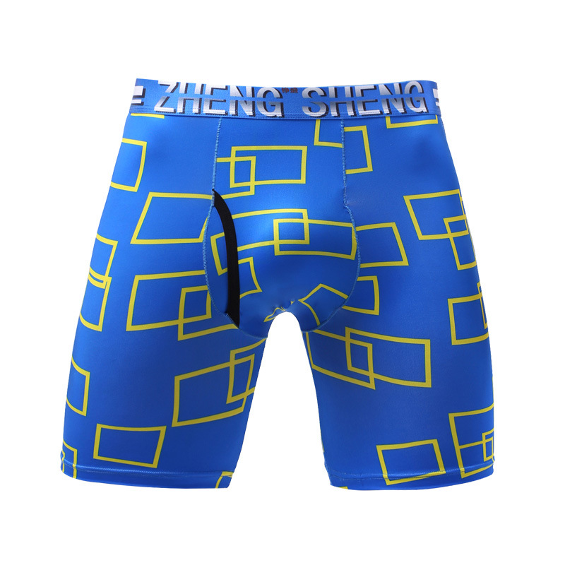 Mens Underwear Boxers Shorts H - Long Leg Trunk Men บทวิจารณ์และราคา