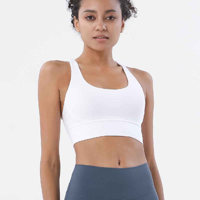 New Cross Back Nylon Yoga Top  - Quick Dry Underwear บทวิจารณ์และราคา